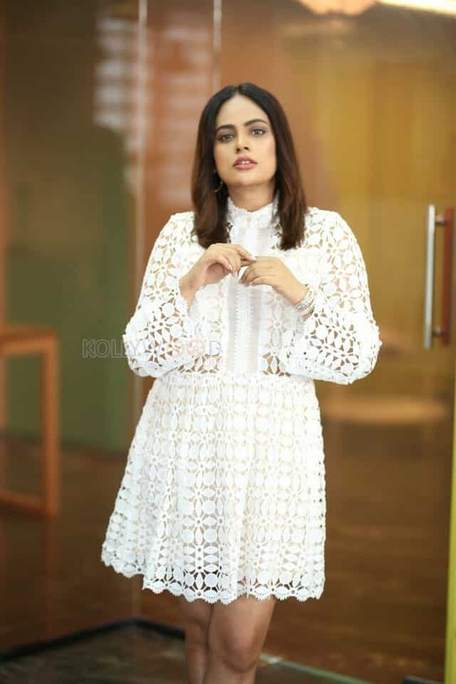 Actress Nanditha Swetha at Hidimba Movie Interview Pictures 17