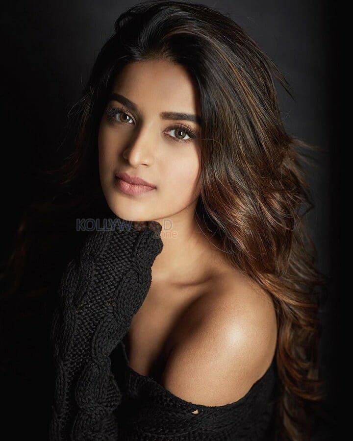 Actress Nidhhi Agerwal Sexy Cleavage Photos