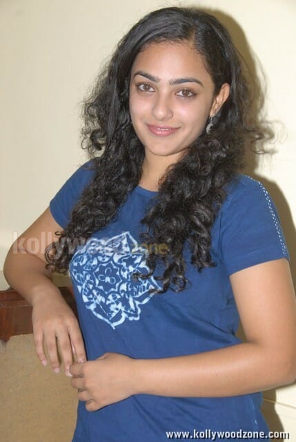 Actress Nitya Menon Sexy In Tshirt And Jeans