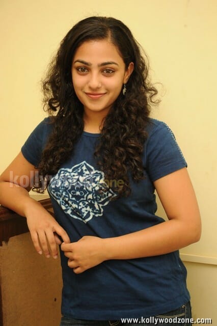 Actress Nitya Menon Sexy In Tshirt And Jeans