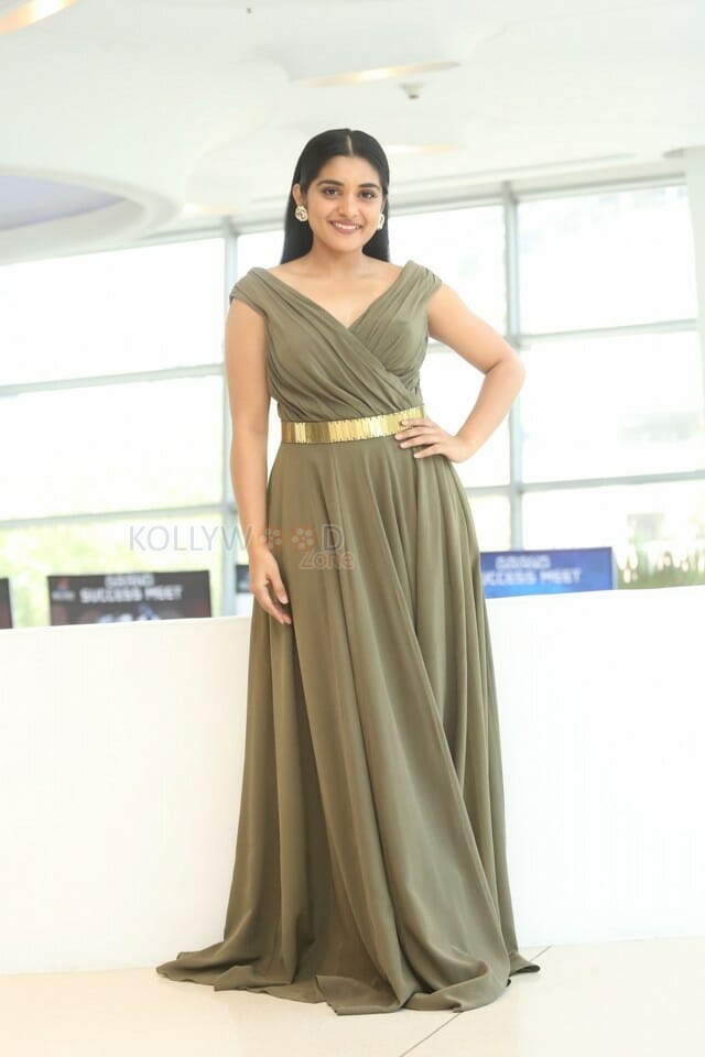 Actress Nivetha Thomas At Success Meet Photos