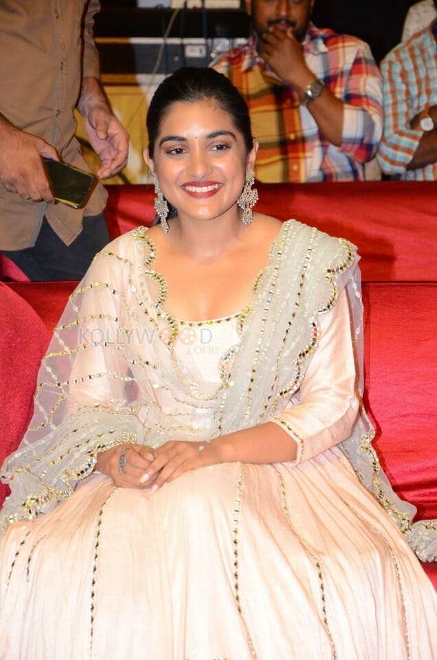 Actress Nivetha Thomas At Brochevarevarura Movie Pre Release Event Pictures