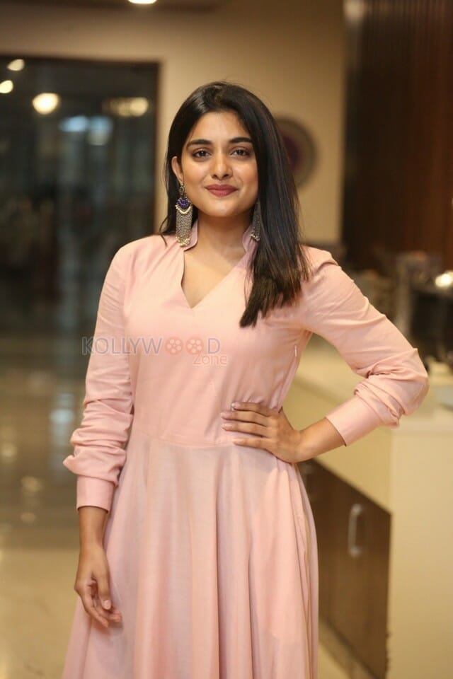 Actress Nivetha Thomas At Brochevarevarura Success Meet Pictures