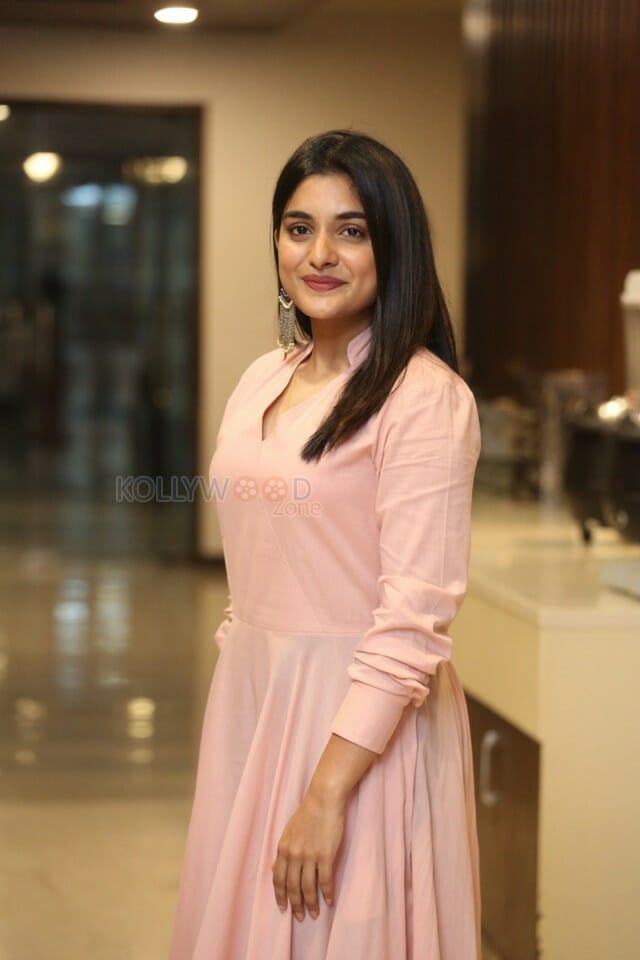 Actress Nivetha Thomas At Brochevarevarura Success Meet Pictures