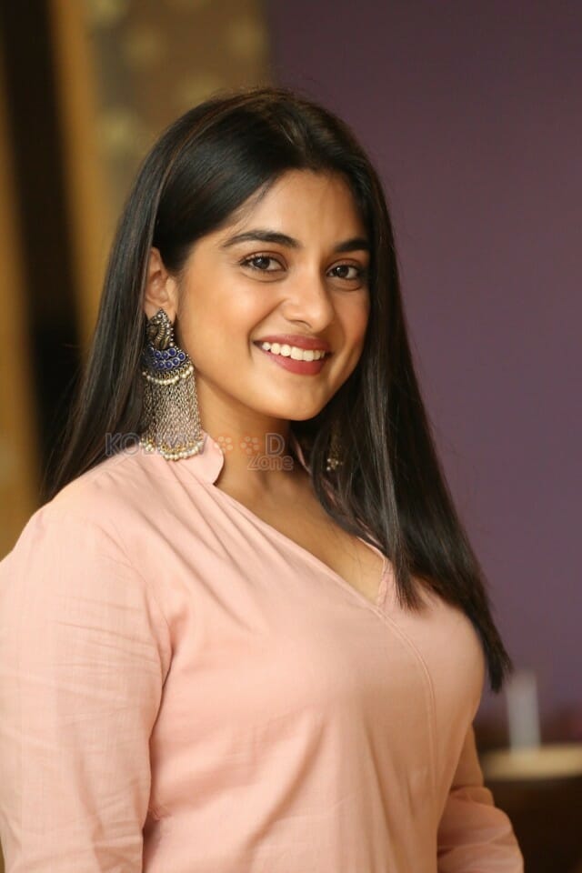 Actress Nivetha Thomas At Brochevarevarura Success Meet Pictures