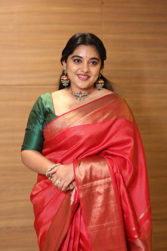 Actress Nivetha Thomas at 35 Chinna Katha Kadu Pre Release Event Photos 01