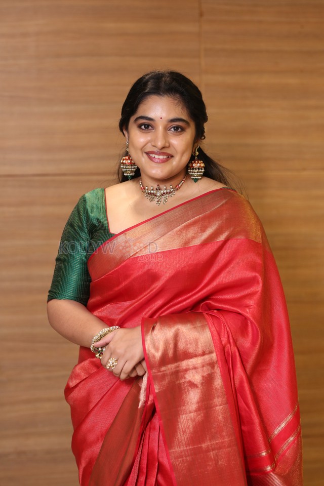 Actress Nivetha Thomas at 35 Chinna Katha Kadu Pre Release Event Photos 02