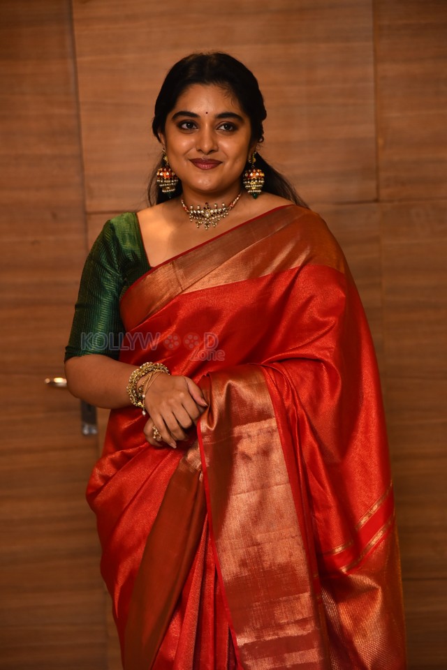 Actress Nivetha Thomas at 35 Chinna Katha Kadu Pre Release Event Photos 09