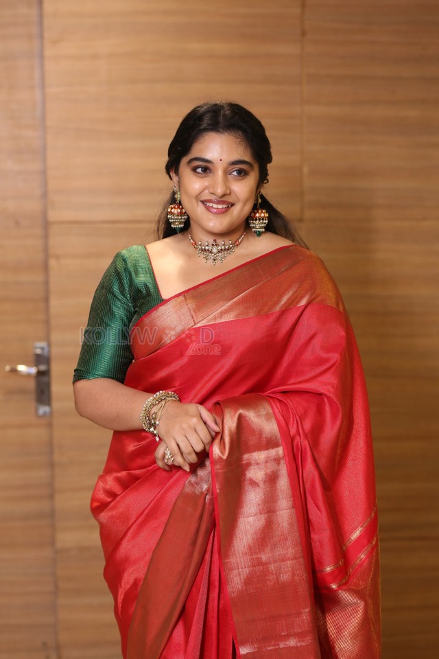 Actress Nivetha Thomas at 35 Chinna Katha Kadu Pre Release Event Photos 22