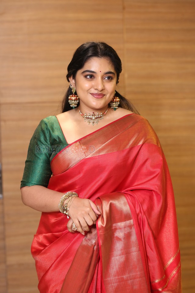 Actress Nivetha Thomas at 35 Chinna Katha Kadu Pre Release Event Photos 23