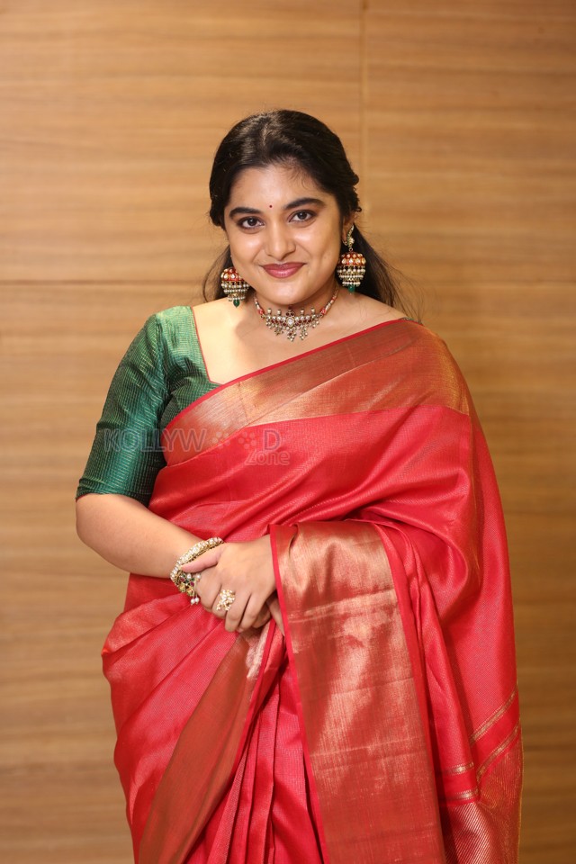 Actress Nivetha Thomas at 35 Chinna Katha Kadu Pre Release Event Photos 27