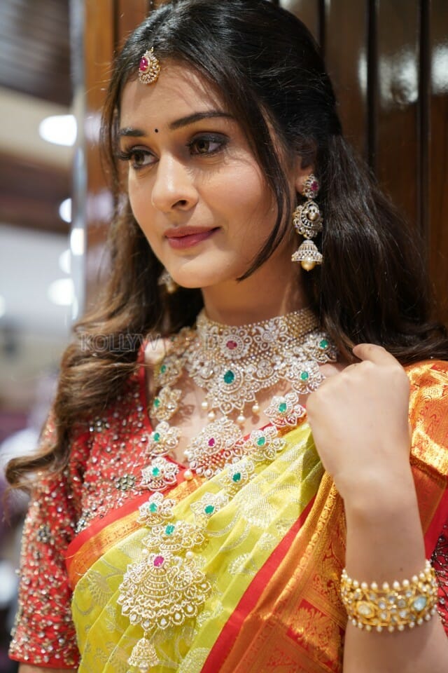 Actress Payal Rajput Showcases Collection At Brand Mandir Photos