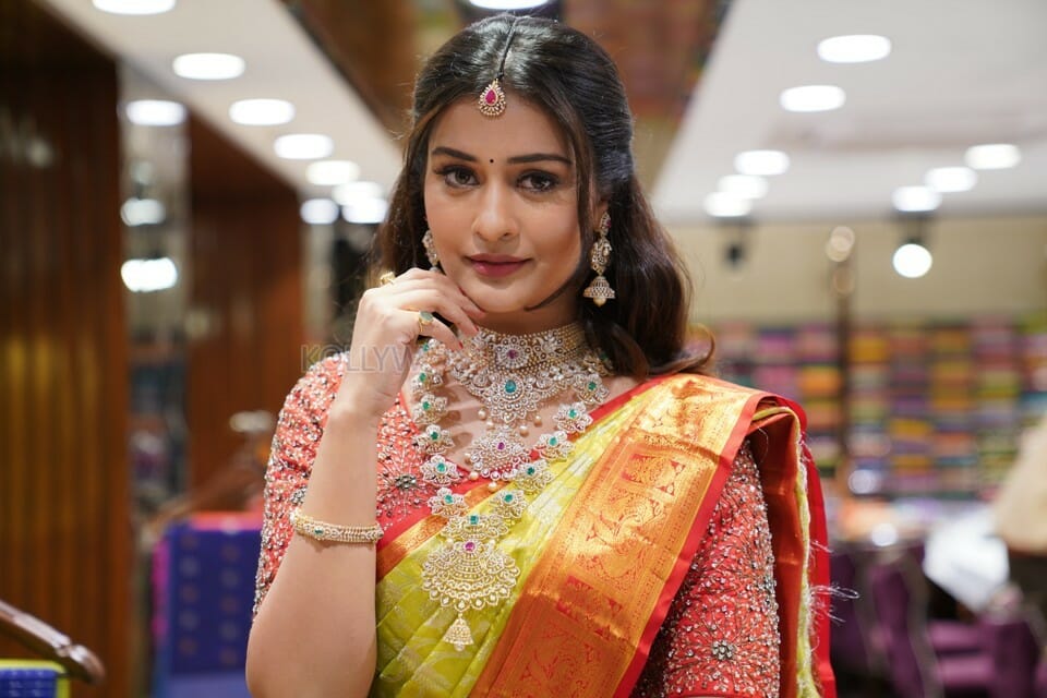 Actress Payal Rajput Showcases Collection At Brand Mandir Photos