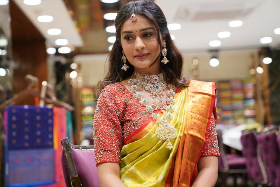 Actress Payal Rajput Showcases Collection At Brand Mandir Photos