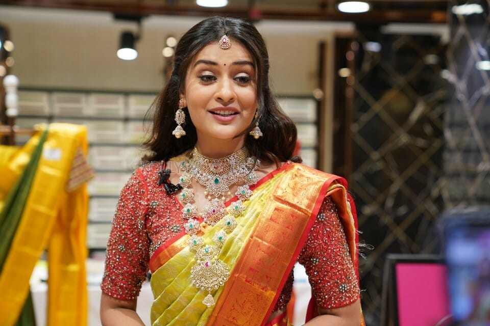 Actress Payal Rajput Showcases Collection At Brand Mandir Photos