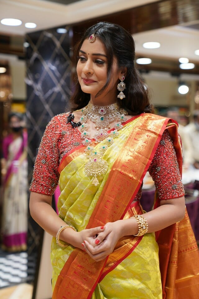 Actress Payal Rajput Showcases Collection At Brand Mandir Photos