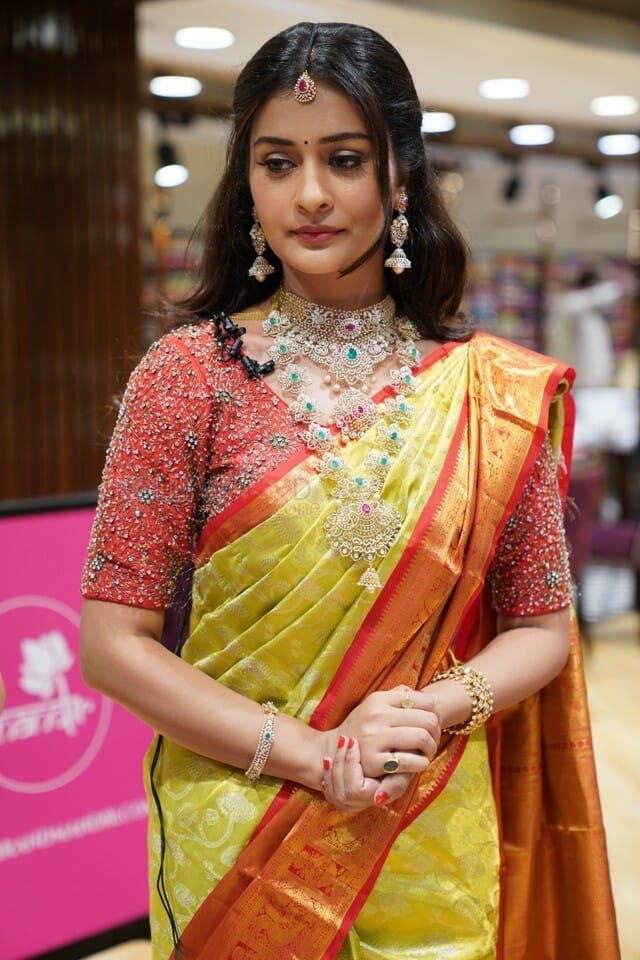 Actress Payal Rajput Showcases Collection At Brand Mandir Photos