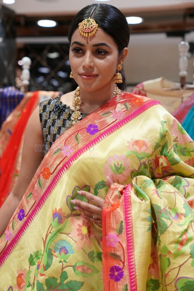 Actress Poorna At Brand Mandir Pictures