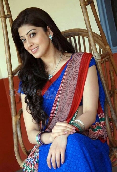 Actress Pranitha Sexy Saree Stills