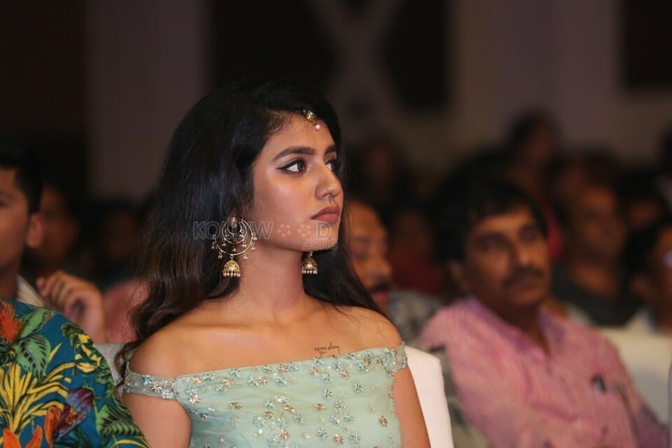 Actress Priya Prakash Varrier At Lover Day Audio Launch Pictures