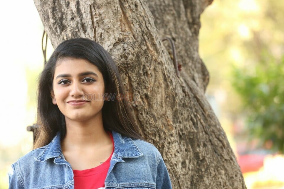 Actress Priya Prakash Varrier Interview Pictures