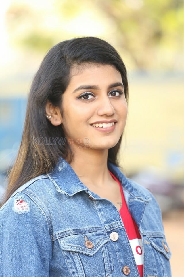 Actress Priya Prakash Varrier Interview Pictures