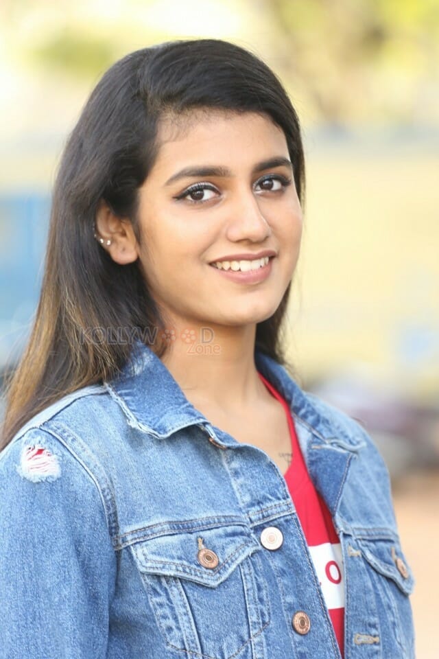 Actress Priya Prakash Varrier Interview Pictures