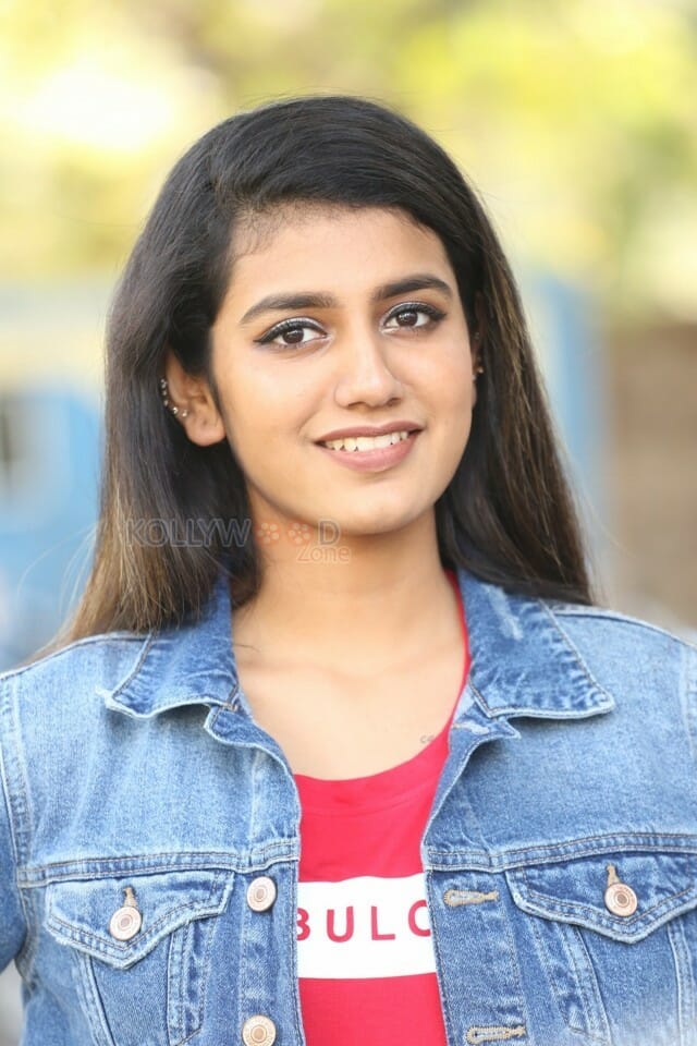 Actress Priya Prakash Varrier Interview Pictures