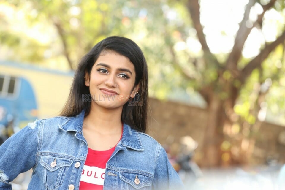 Actress Priya Prakash Varrier Interview Pictures