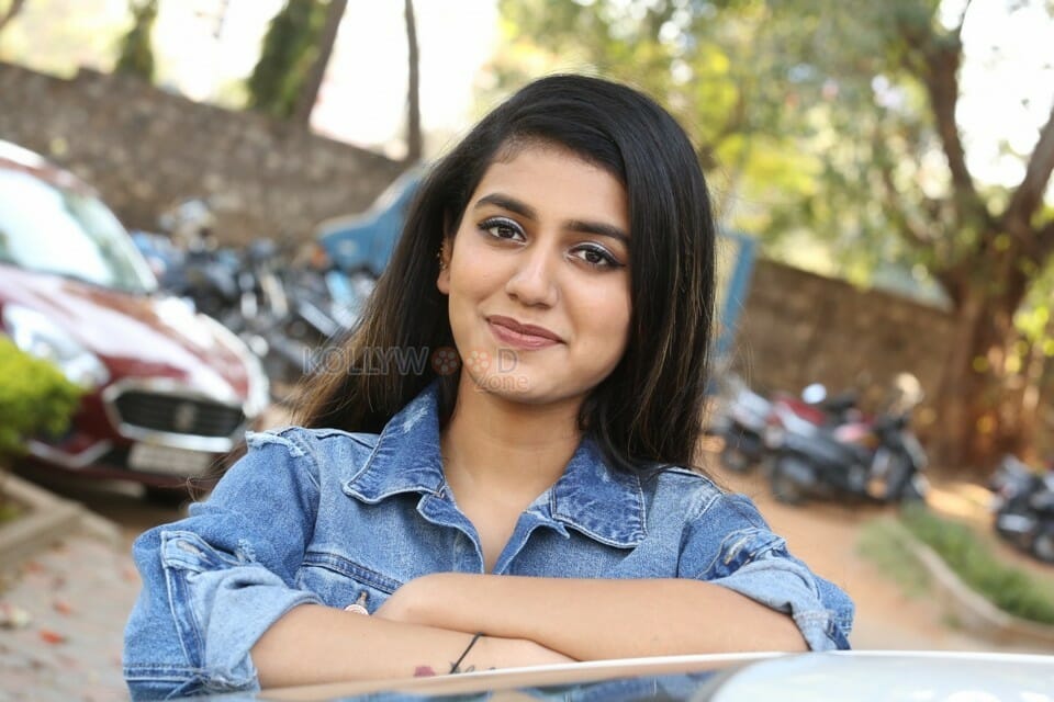 Actress Priya Prakash Varrier Interview Pictures