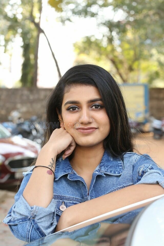 Actress Priya Prakash Varrier Interview Pictures