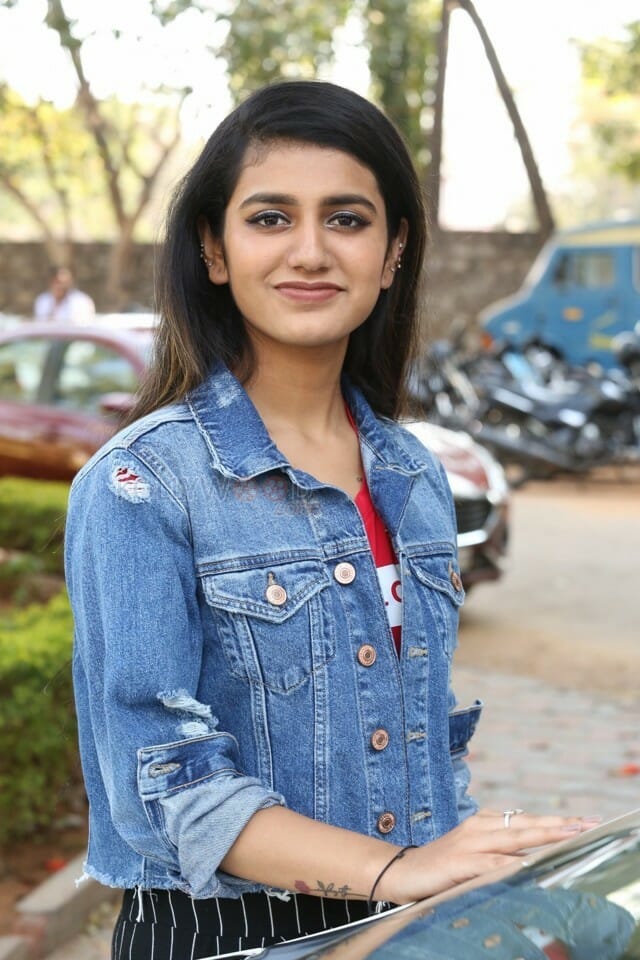 Actress Priya Prakash Varrier Interview Pictures