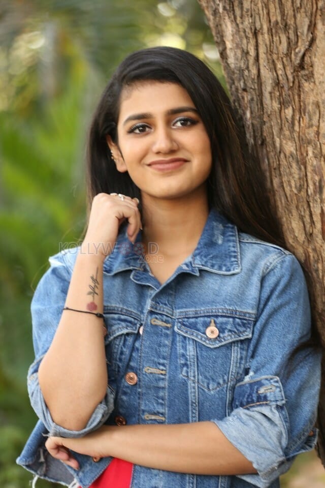 Actress Priya Prakash Varrier Interview Pictures