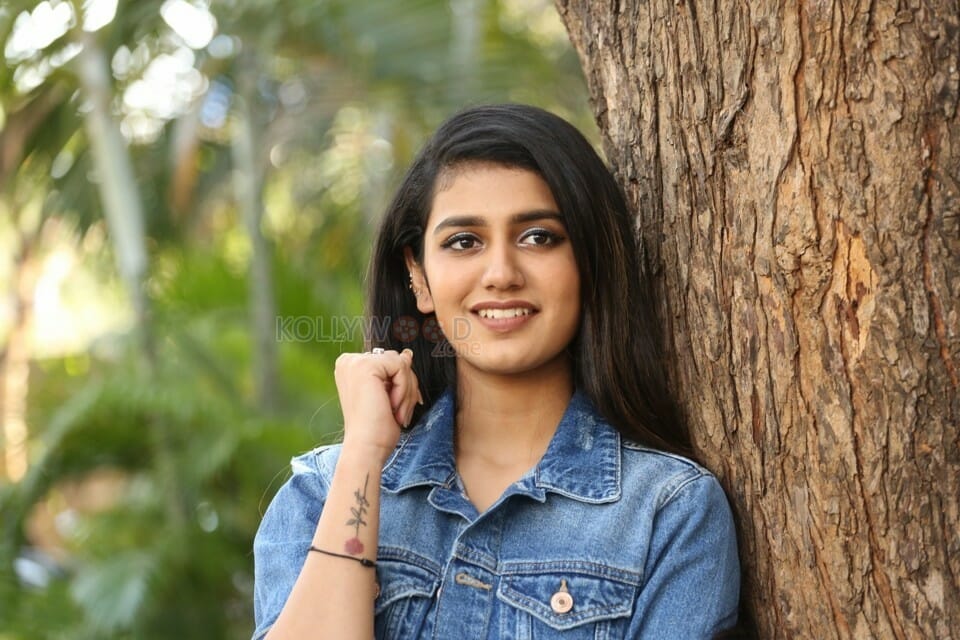 Actress Priya Prakash Varrier Interview Pictures