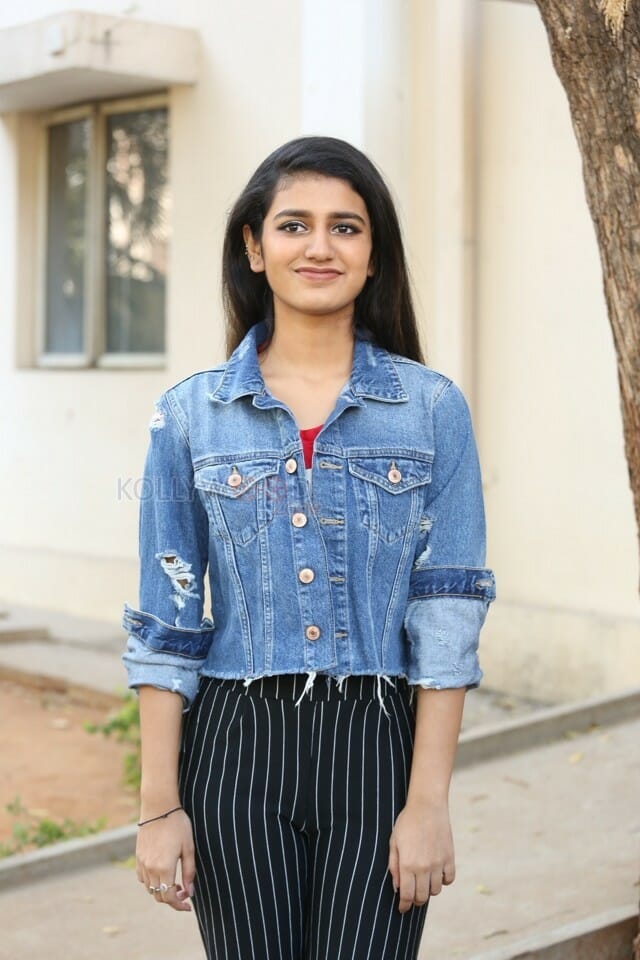 Actress Priya Prakash Varrier Interview Pictures