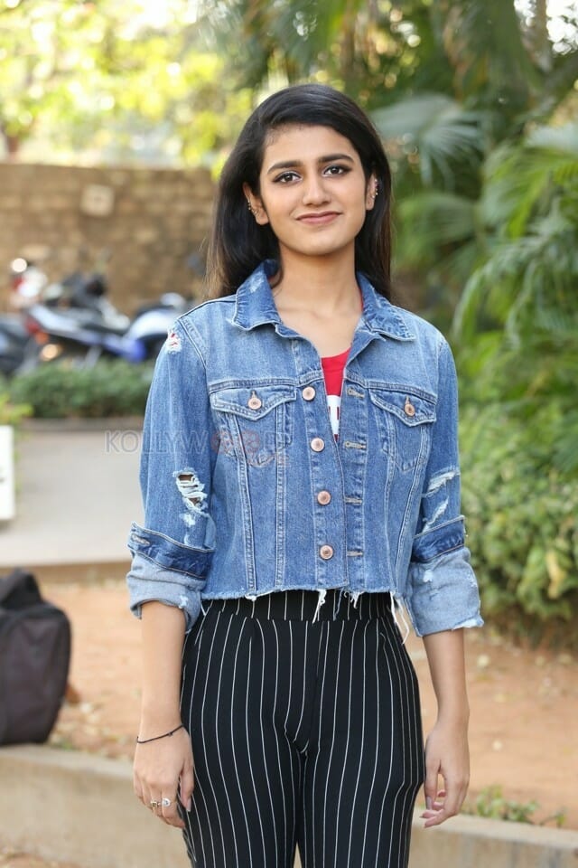 Actress Priya Prakash Varrier Interview Pictures