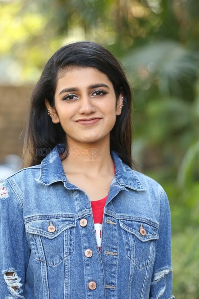 Actress Priya Prakash Varrier Interview Pictures