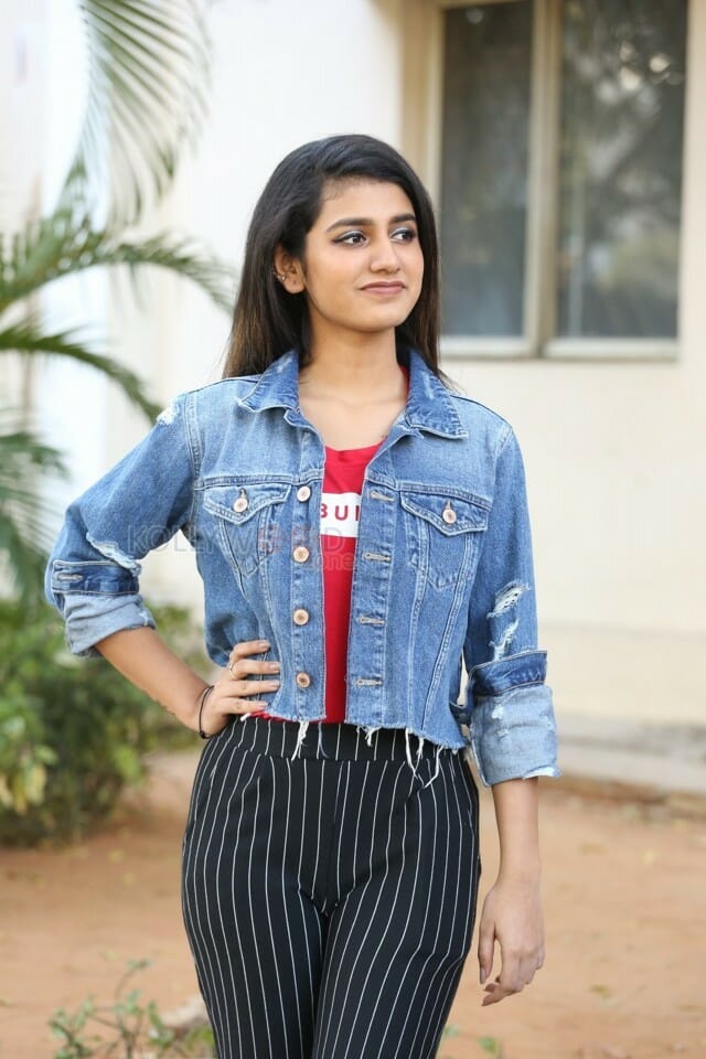 Actress Priya Prakash Varrier Interview Pictures