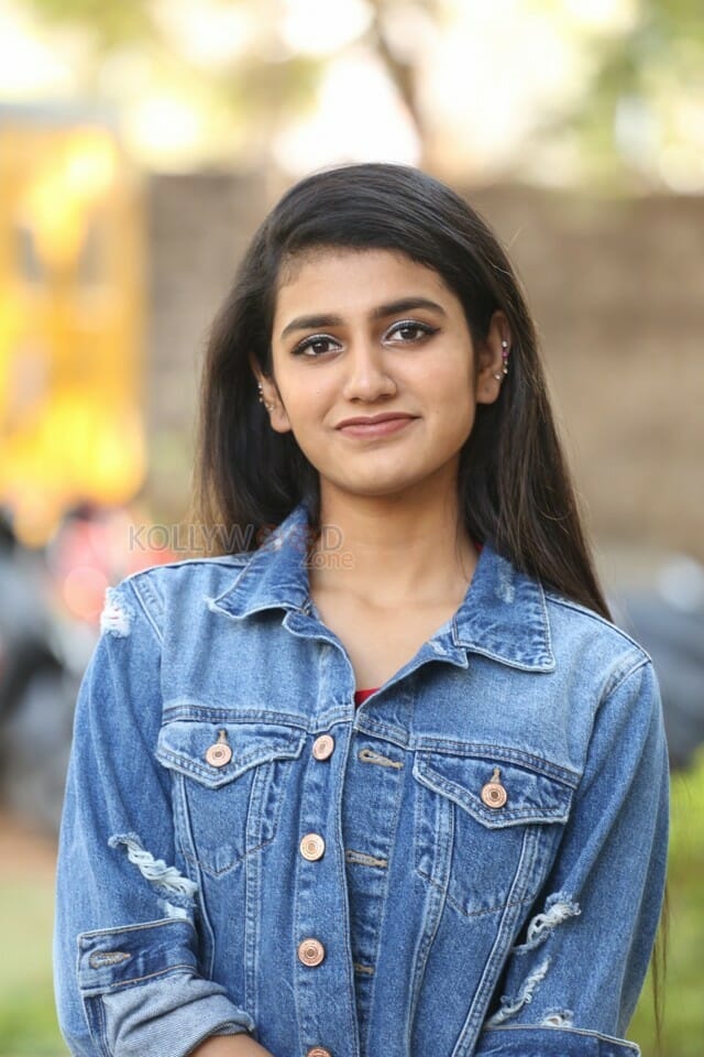 Actress Priya Prakash Varrier Interview Pictures