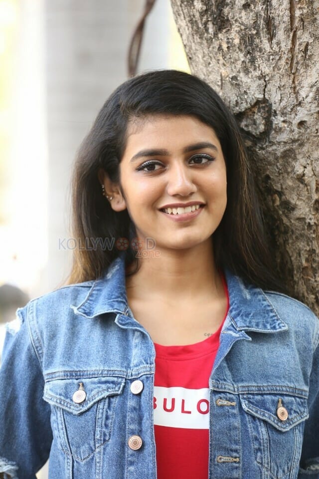 Actress Priya Prakash Varrier Interview Pictures