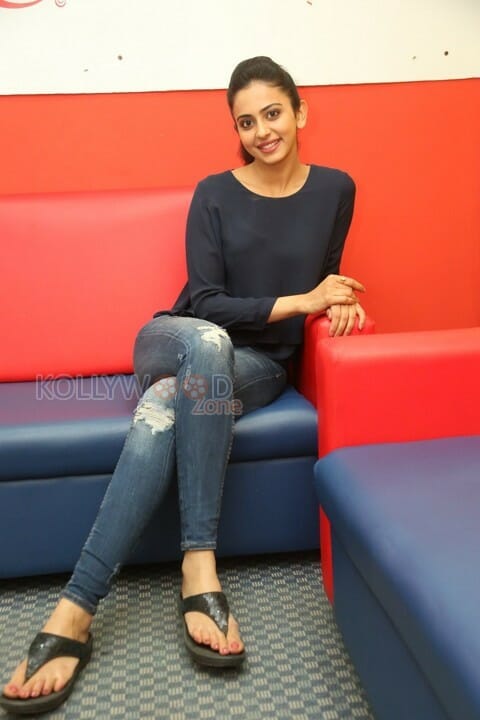 Actress Rakul Preet Singh At Big Fm Photos