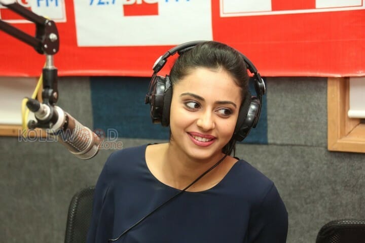 Actress Rakul Preet Singh At Big Fm Photos