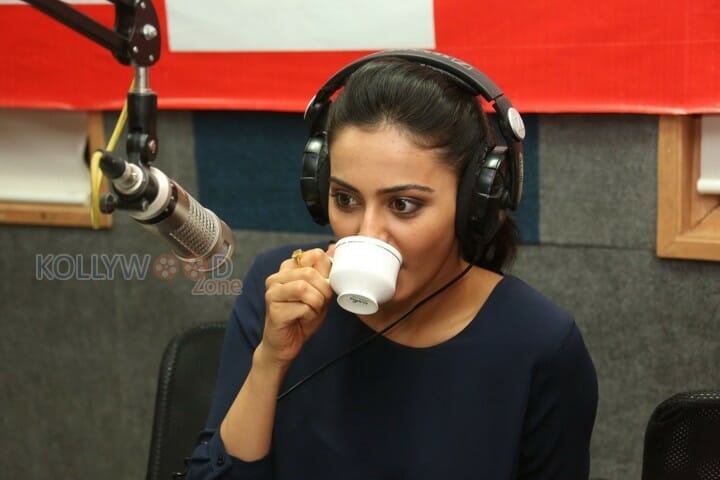 Actress Rakul Preet Singh At Big Fm Photos