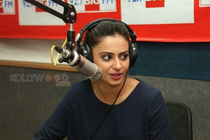 Actress Rakul Preet Singh At Big Fm Photos