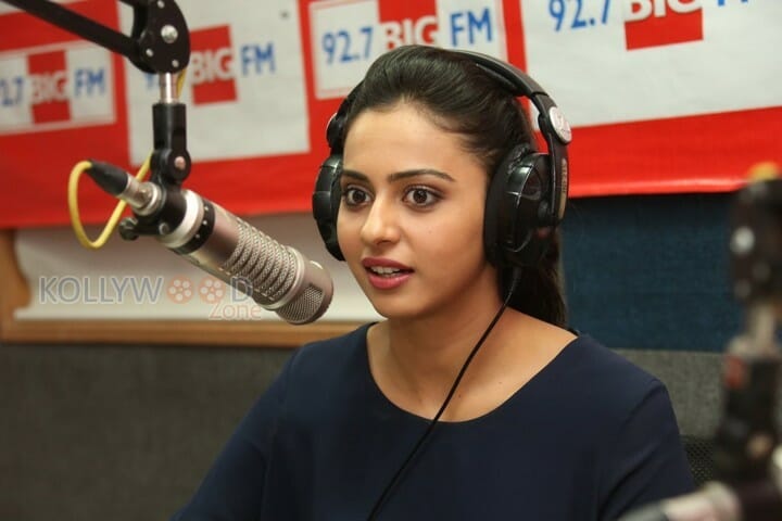 Actress Rakul Preet Singh At Big Fm Photos