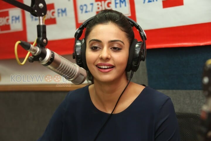 Actress Rakul Preet Singh At Big Fm Photos