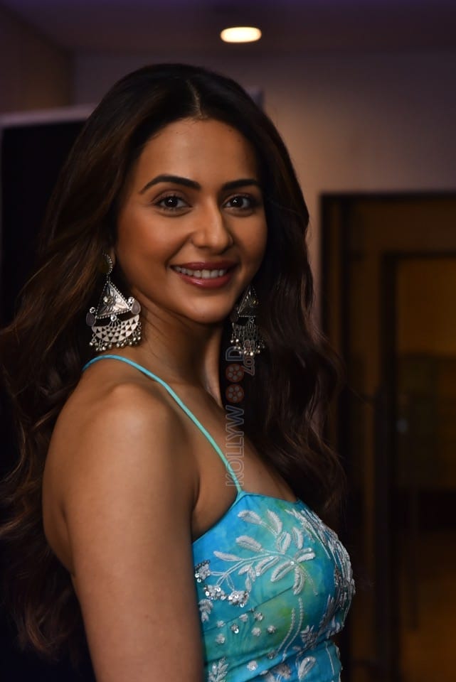 Actress Rakul Preet Singh at Indian 2 Movie Pre Release Event Pictures 15