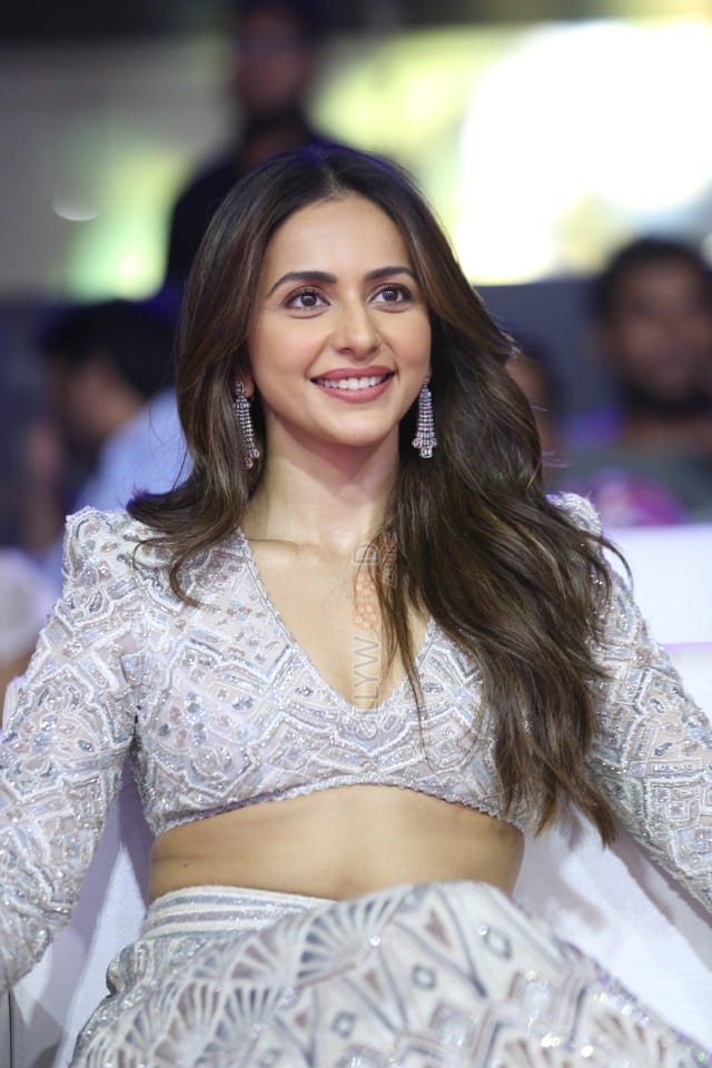 Actress Rakul Preet Singh at Indian 2 Movie Pre Release Event Pictures 21