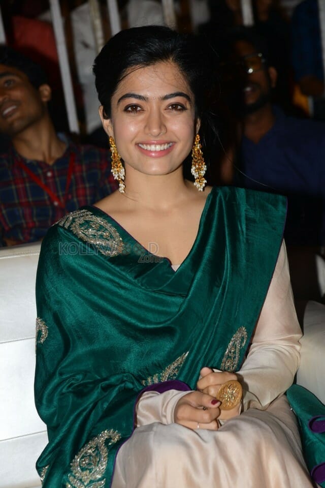 Actress Rashmika Mandanna At Bheeshma Movie Success Meet Stills