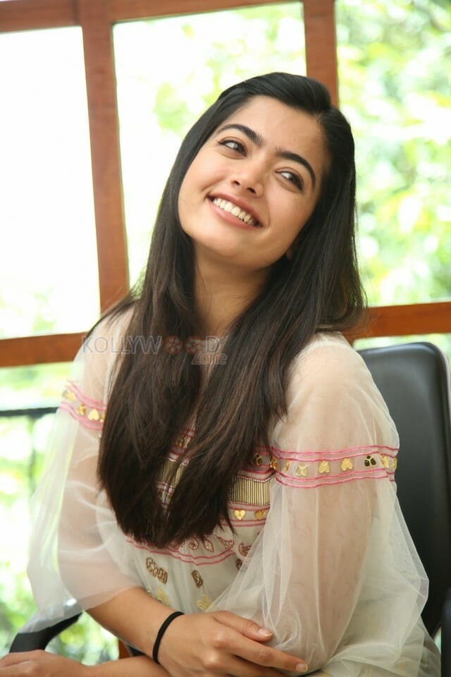 Actress Rashmika Mandanna At Dear Comrade Interview Photos